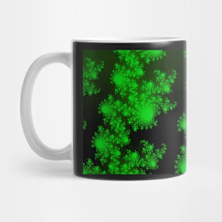 Green Abstract Love Mug